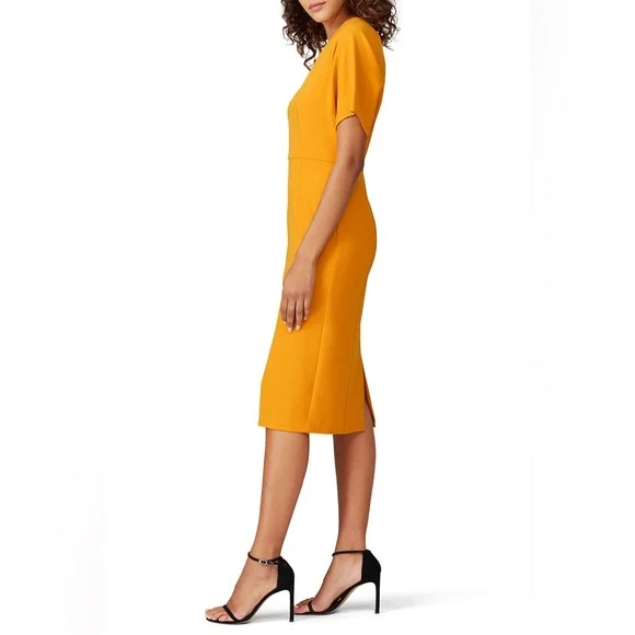 Donna Morgan Golden Midi Dress - Picture 2 of 5